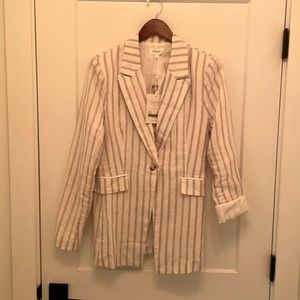 Bohme Linen Blazer Size L